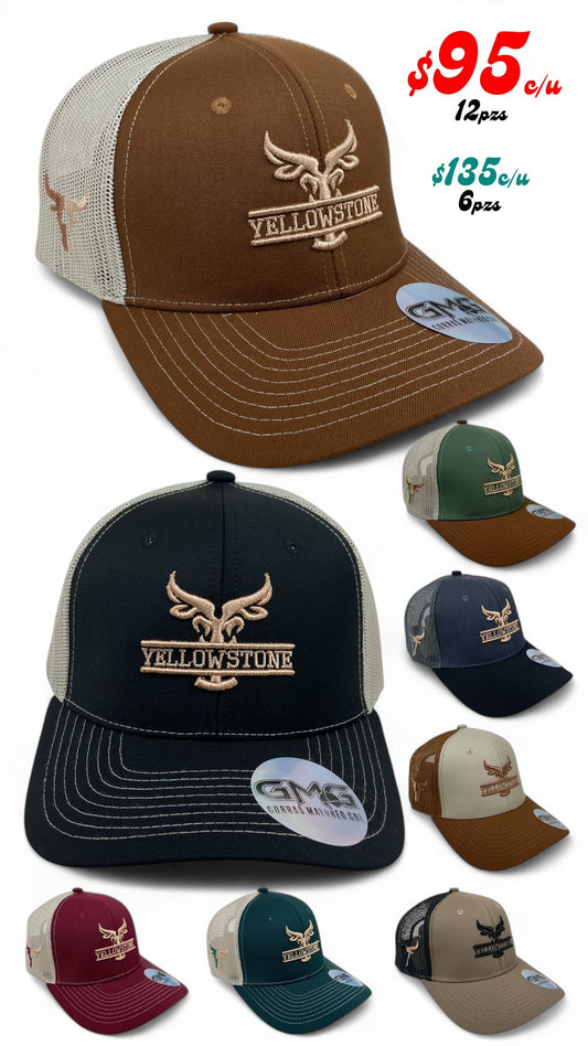 Gorra Vaquera Trucker Snapback Yellowstone Dutton Ranch 002