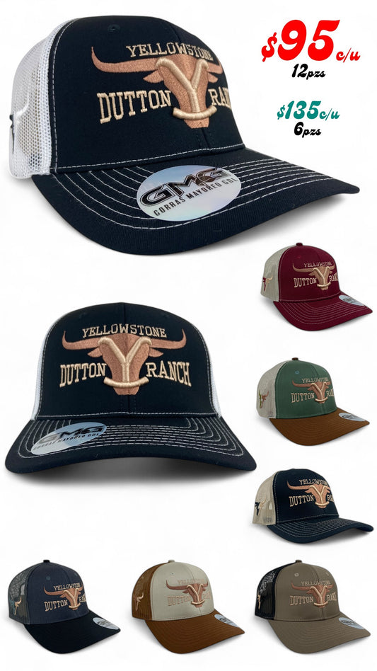 Gorra Vaquera Trucker Snapback Yellowstone Dutton Ranch 004