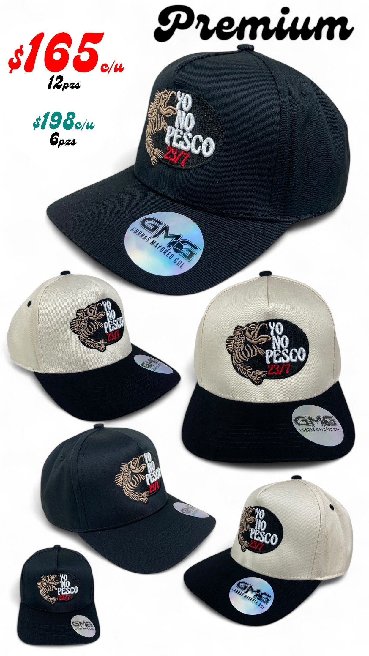 Gorra Premium Yo No Pesco